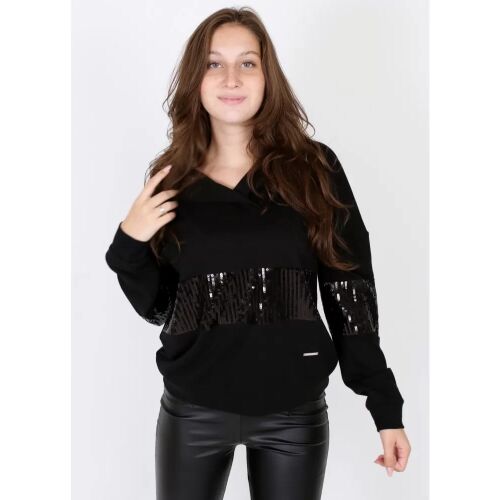 Női pulóver KIXMI RANDY FEKETE méret: S 132292490