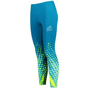 Női Leggings Premium ALTISPORT VOJ/ALW109LEG01 SMARAGD/FLUO SÁRGA méret: L 136245693 - Női leggings
