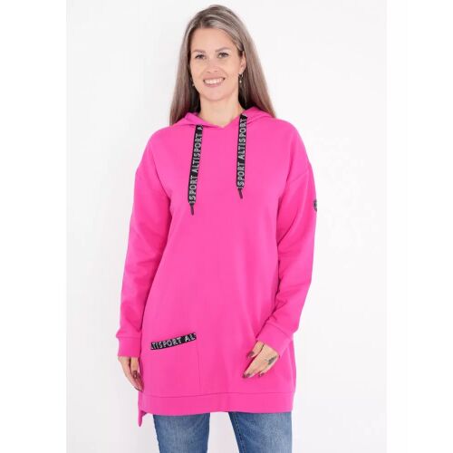Altisport Davinia rózsaszín női pulóver zseb részlettel