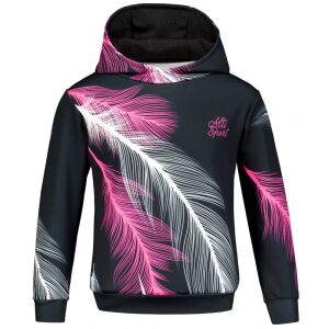 Dětská funkční mikina premium ALTISPORT VOJ/ALK001MI01 ČERNÁ/RŮŽOVÁ méret: 110 132305052 - Gyerek pulóver