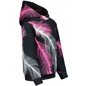 Dětská funkční mikina premium ALTISPORT VOJ/ALK001MI01 ČERNÁ/RŮŽOVÁ méret: 158 136150032 - Gyerek pulóver