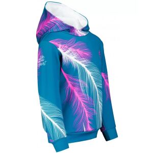 Dětská funkční mikina premium ALTISPORT VOJ/ALK001MI01 PETROLEJOVÁ/RŮŽOVÁ méret: 134 132316608 - Gyerek pulóver