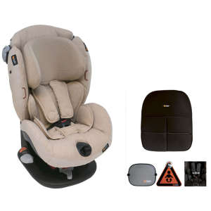 BeSafe iZi Comfort X3 Autósülés Ivory Melange (Most Besafe menetiránynak megegyező ajándék kiegészítő szettel) #bézs 30341496 Gyerekülések - Az autó 3 pontos biztonsági övével