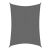 Dark grey rectangular shade sail for patio or garden.