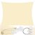 Springos beige rectangular shade sail with hardware and ropes