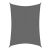 Springos dark grey rectangular shade sail isolated