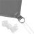 Springos waterproof square sun sail 4x2m 160 g/m2 - Graphite 133671138