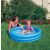 INTEX Crystal Blue aufblasbarer Pool mit Kind und Erwachsenem im Garten
