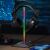 Suport casti gaming, Disco-stand, Antiderapant, iluminare RGB, USB, Negru 132354206