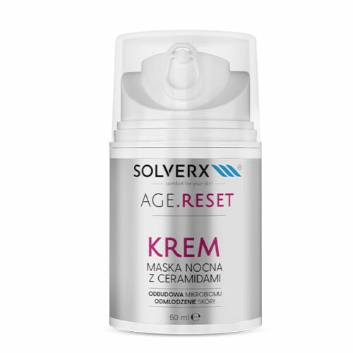 Solverx Age Reset Éjszakai Krémmaszk Ceramidokkal, 50ml - Bőrápoló maszk és pakolás
