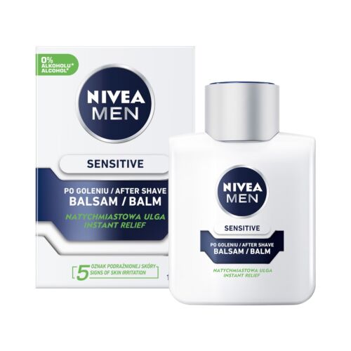Nivea Men Sensitive Borotválkozás Utáni Balzsam, 100ml, érzékeny bőrre, alkoholmentes