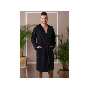 Férfi pamut köntös Charlie - Szín : Fekete 132361927 - Férfi köntös