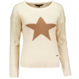 KIXMI THEMIS bézs csillagos pulóver termékfotó - Női pulóver
