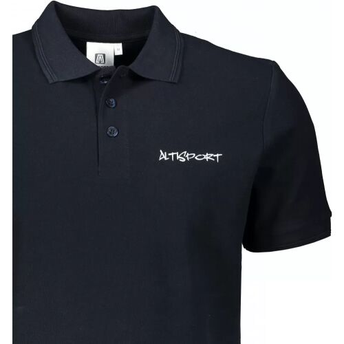 Férfi póló gallérral ALTISPORT ALM013203 SÖTÉTKÉK méret: XXL 136155461