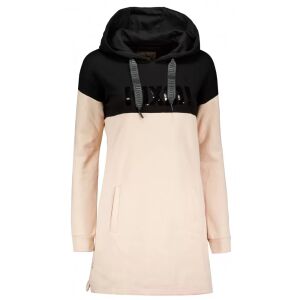 KIXMI Tiara bézs és fekete női pulóver ruha - Női pulóver