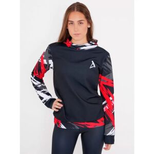 Prémium funkcionális női pulóver ALTISPORT VOJ/ALW039MI01 FEKETE/PIROS méret: XL 140620102 - Női pulóver