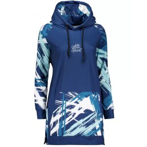 Altisport női kék funkcionális pulóver elölnézet - Női ruházat