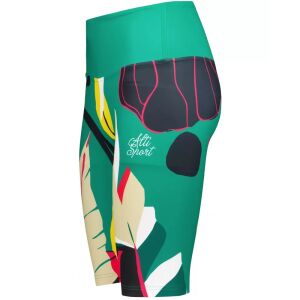 Női prémium funkcionális leggings térd felett ALTISPORT VOJ/ALW042LEG02 ZÖLD méret: L 136158214 - Női leggings