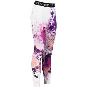 Női funkcionális termo nadrág prémium ALTISPORT VOJ/ALW055TER02 LILA-NARANCSSÁRGA méret: S 136116176 - Női leggings