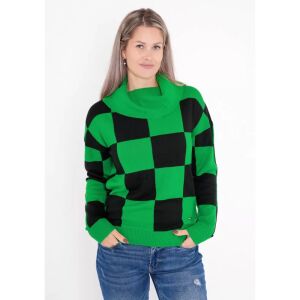 Női pulóver ALTISPORT DELLA FEKETE/ZÖLD méret: XS 136276152 - Női pulóver