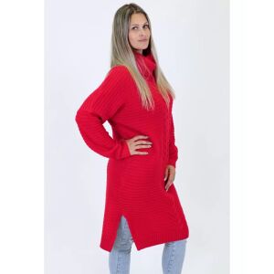 Női pulóver KIXMI RIMONA PIROS méret: S 136323229 - Női pulóver