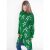 KIXMI TONYA zöld csillagmintás pulóver ruha hétköznapi viselet