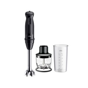 Ръчен пасатор Braun MQ30.201.MBK с чопър и мерителна чаша - Braun