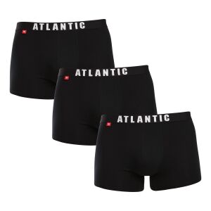 3PACK Férfi boxeralsó Atlantic fekete (3MH-011black) M 132399540 - Atlantic