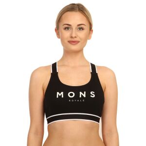 Női melltartó Mons Royale merino fekete (100040-169-001) XL 132402904 - Női ruházat