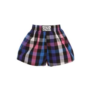 Gyermek bő szárú boxeralsók Styx klasszikus gumipánt többszínű (J917) 4-5 éves