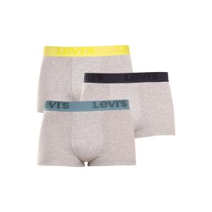3PACK Férfi boxeralsó Levis szürke (905042001 015) M 132404590 - Levi's