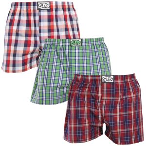 3PACK férfi bő szárú boxeralsók Styx klasszikus gumipánt többszínű (3A20246) XL 132413449 - Férfi ruházat