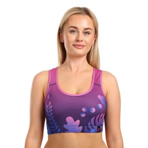 Vidám női sportmelltartó Dedoles Lila levelek (D-W-AW-GB-C-RP-1281) XS 132414348 - Dedoles