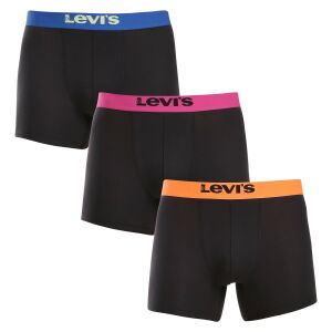 3PACK Férfi boxeralsó Levis fekete (701229547 001) M 132423255 - Levi's