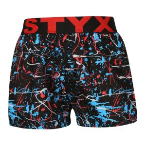 Gyermek bő szárú boxeralsók Styx art sportos gumipánt Jáchym (BJ1854) 4-5 éves