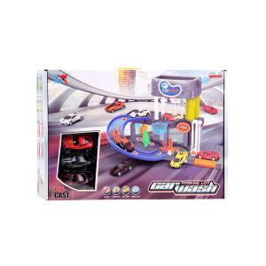 Kétszintes Autómosó Színváltós Kisautókkal