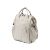 BabyOno Modern Style beige diaper bag backpack angled view