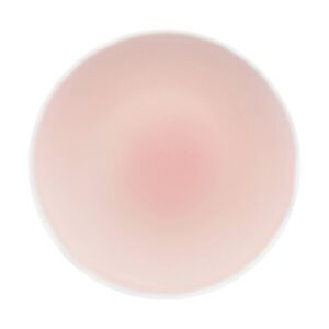 Ambition Bella rózsaszín porcelán csészealj, 14 cm átmérő, felülnézet - Teáscsésze