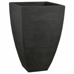 Patio Kubus antracit négyszögletes kerti kaspó - Patio