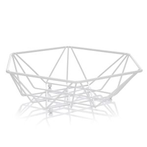 Ambition Decor gyümölcskosár 26 cm fehér 145517147 - Gyümölcskosár