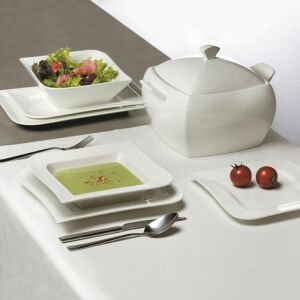 Ambition Fala Porcelán Étkezőkészlet, Levesestál és tányérok - Étkészlet