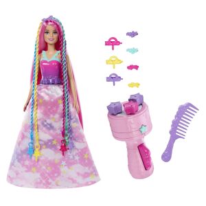 Barbie Dreamtopia baba hajdíszekkel