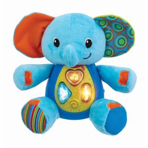 Winfun interaktív játék, elefánt, világító gombok, tartós, többszínű, 3 hónapos kortól 136050451 - Winfun