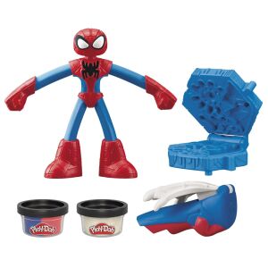 Play-Doh Marvel - Pókember szett, figurával, 10 cm