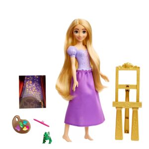 DISNEY HERCEGNŐ Rapunzel festett baba