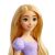 Közelkép a Disney Rapunzel baba arcáról