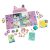 Gabby's Dollhouse Charming Collection társasjáték, kibontott játéktábla és alkatrészek
