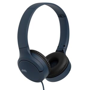 JVC HA-S33UC-A kék USB-C fejhallgató digitális hangzáshoz, tiszta hanggal és megbízható vezetékes kapcsolattal - JVC