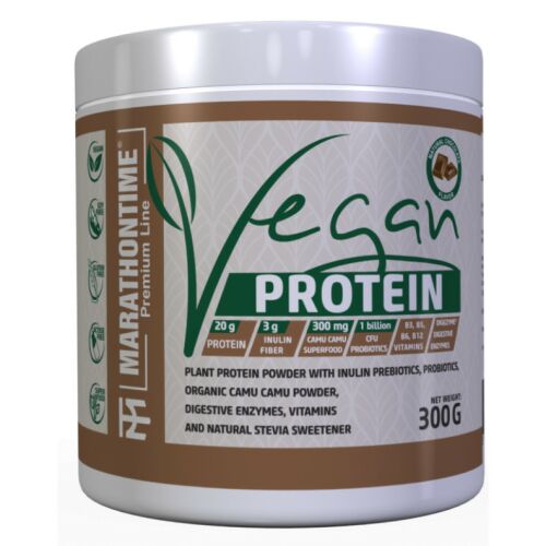 Marathontime Prémium Vegán Protein - Csokoládé 300g 132438487