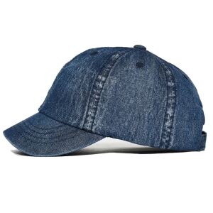 Farmer kamionos sapka vintage stílusban, rövid, kék